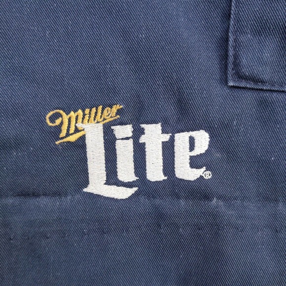 Riverside Men's Employee Uniform Cargo Shorts Blue Size 46 Miller Lite Beer - Picture 10 of 11